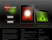 Tablet Screenshot of mightylight.crowdcafe.com
