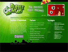 Tablet Screenshot of bubblehead.crowdcafe.com